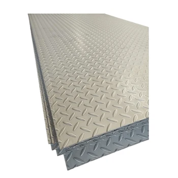 Factory Price Stainless Steel Embossed Metal Sheets Bright Mill Finish Anti-Slip Floor Plates
