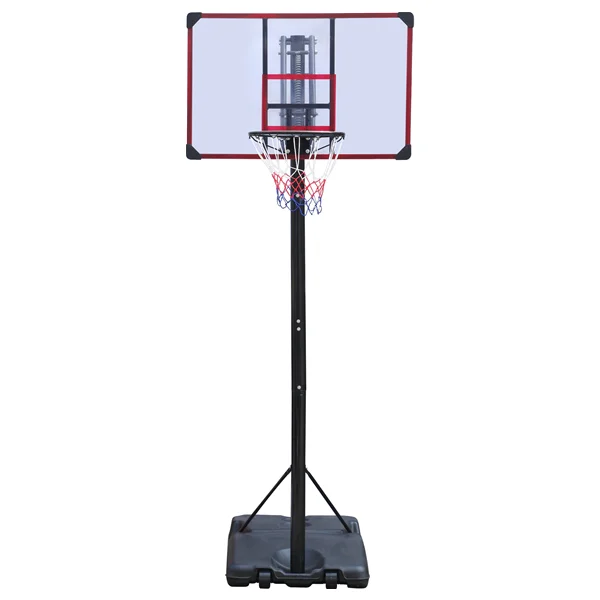 High-quality Portable Acrylic Backyard Adjustable 10tf Basketball Net Goal Stand Rim