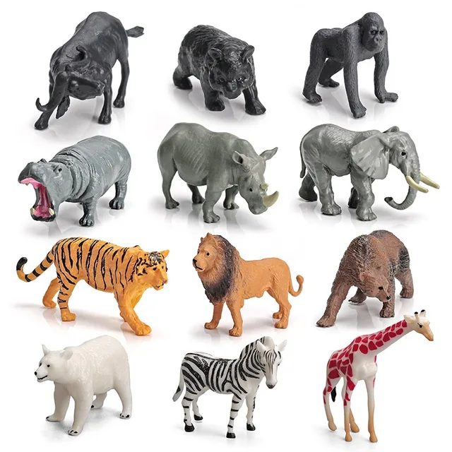 LEBA Dinosaurs Toy Kids Plastic Animals World Realistic Model Set Small Wholesale Action Figures