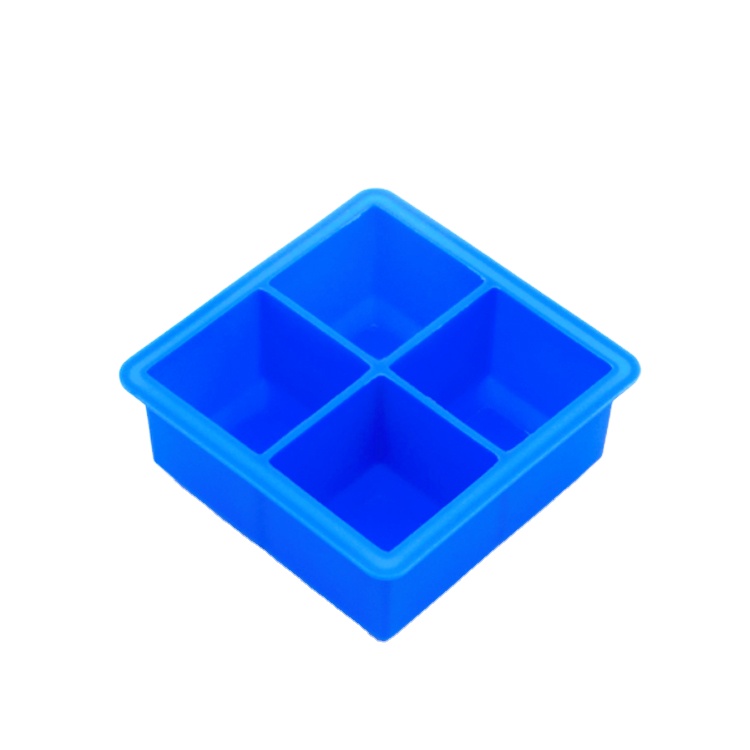 Силиконовый лоток для льда с 4 полостями