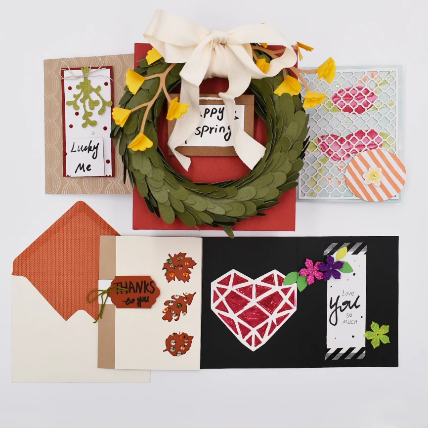 Custom Handmade Wedding Invitations Greeting Cards in Bulk Greeting Card Printing factory