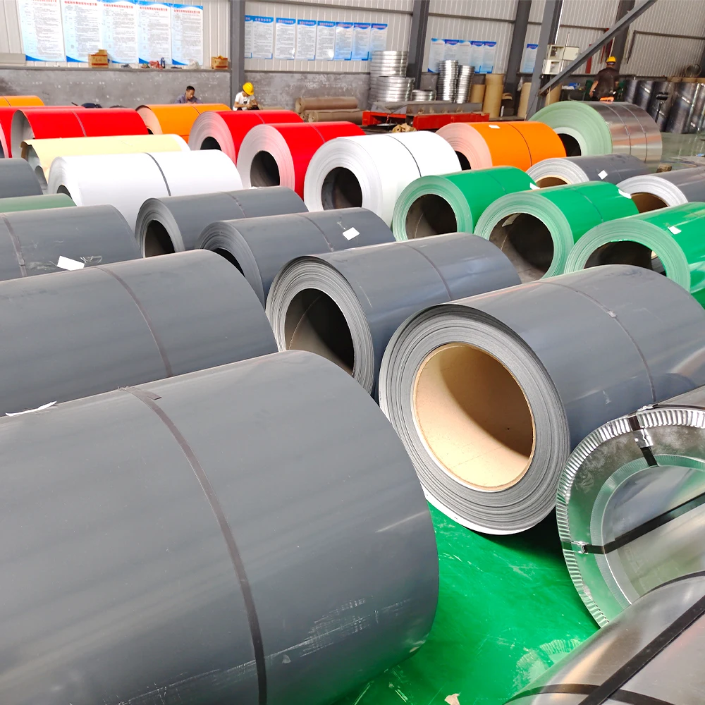 Factory Direct Sales Ral 9009 Ral 5050 Ppgi Prepainted Galvanized Steel Color Coated Coil for Building