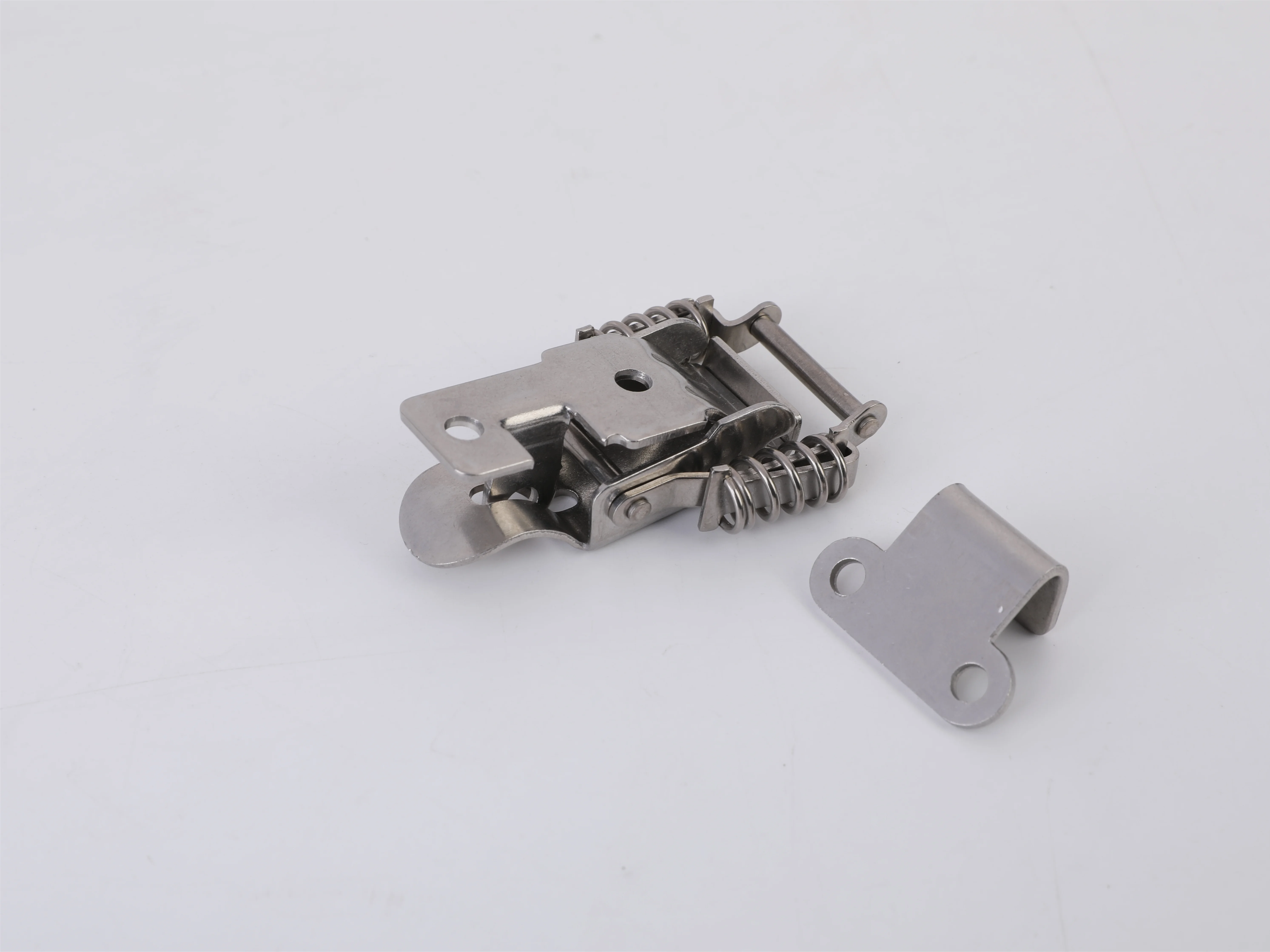 Tool Box Stainless Steel Spring Loaded Toggle Latch Adjustable Metal Spring Hasp Cabinet Latches