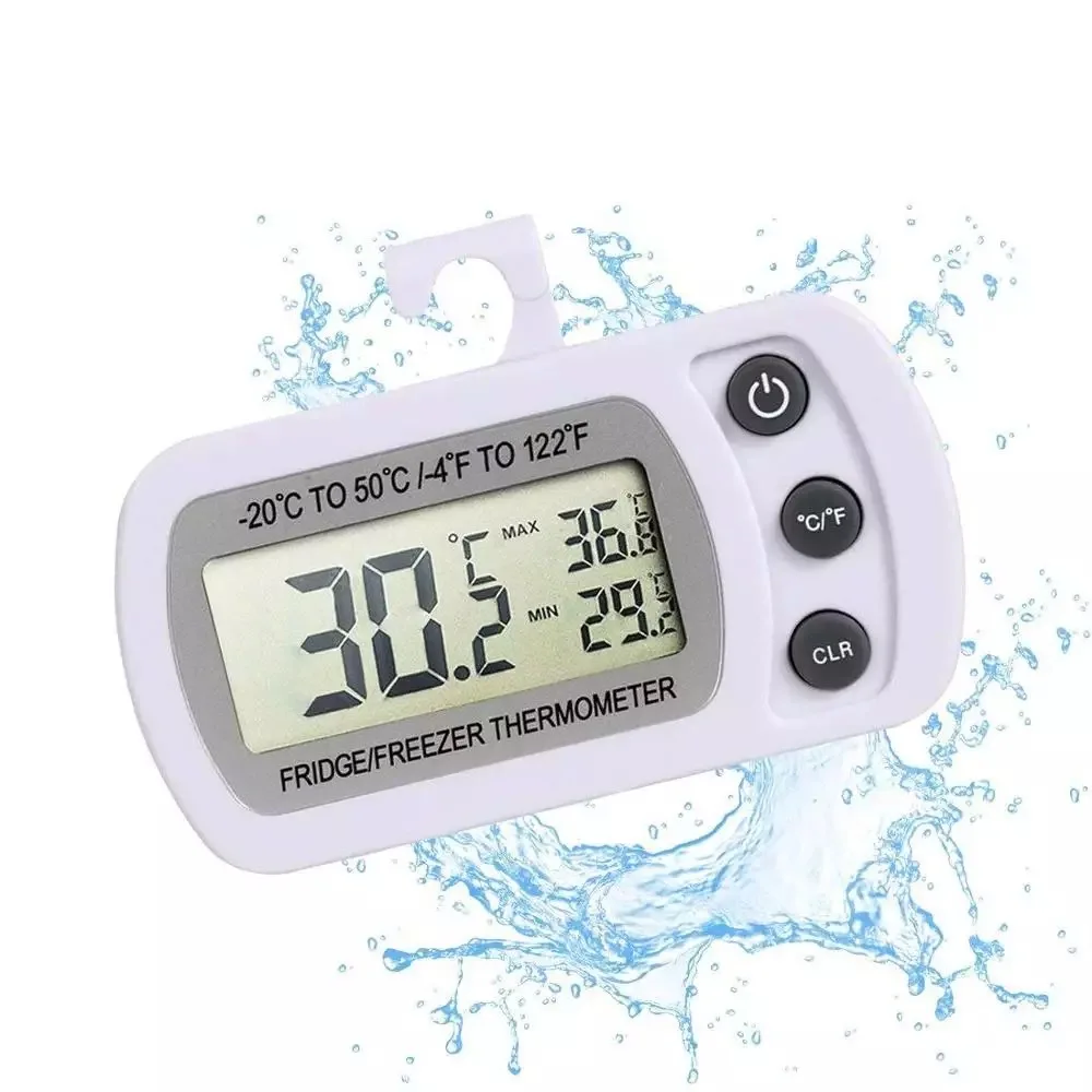 LCD adhesive refrigerator thermometer