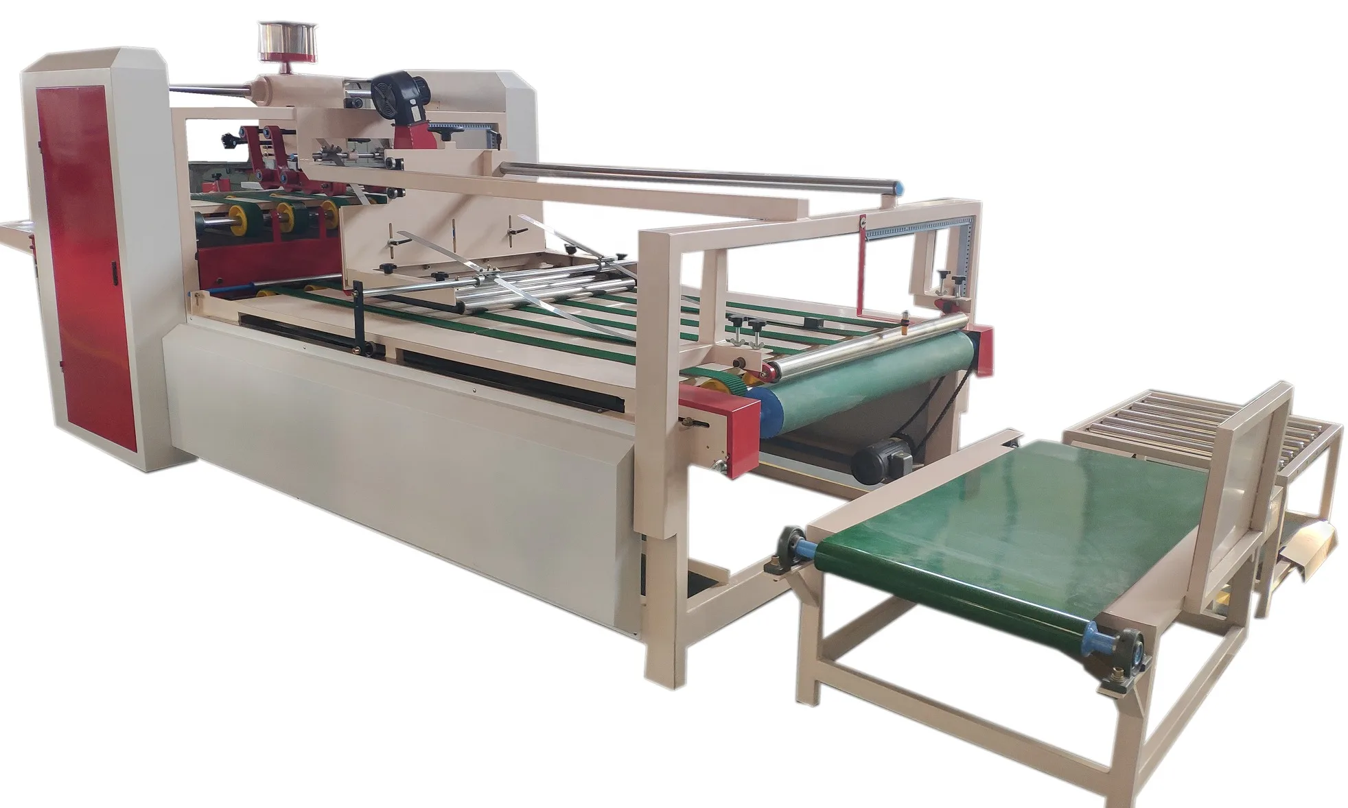 Corrugated Carton Folding Machine Semi Automatic Folder Gluer Machine Buy Carton Folding