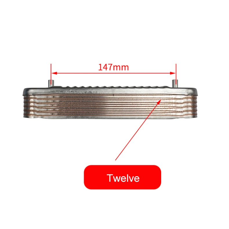Badger 30-Plate Water To Water Brazed Plate Heat Exchanger – 1" FPT Ports With Brackets