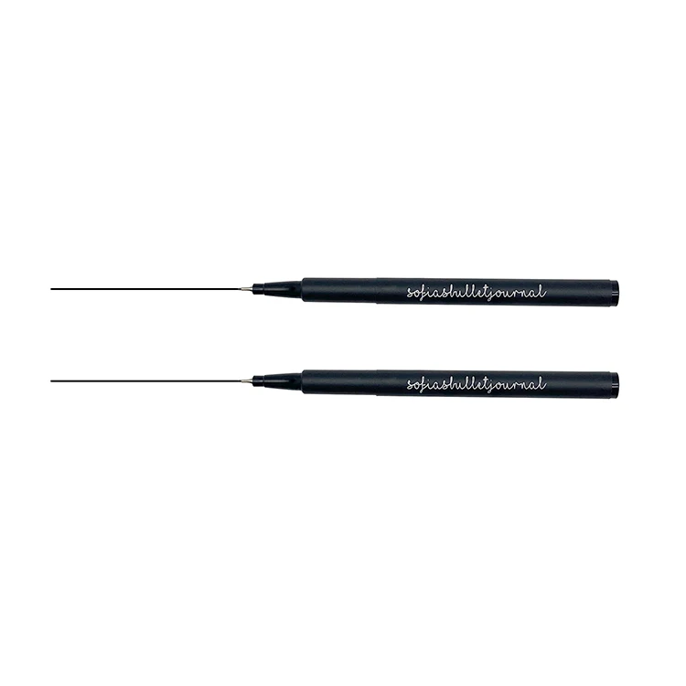 Factory Custom Black Fineliner Pen Set 3.0 Brush Fine Liner Nibs Skyglory Marker 0.2 0.4 0.6 1.0 mm Tips Drawing Pen for Journal