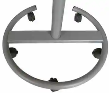 Writing Board Wheel  Teaching Office  Height Adjustable Mobile Flip Chart Dry Erase Magnet Whiteboard with Stand