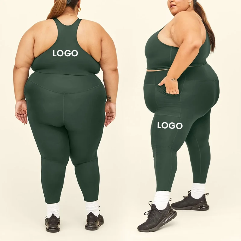 Top Quality Women's Clothing Plus Size Gym Wear Soft High Waist Gym
