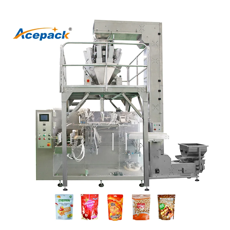 Multifunction Premade Pouch Stand up Doypack Filling Packaging Machines