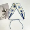 Blue and white-sunflower