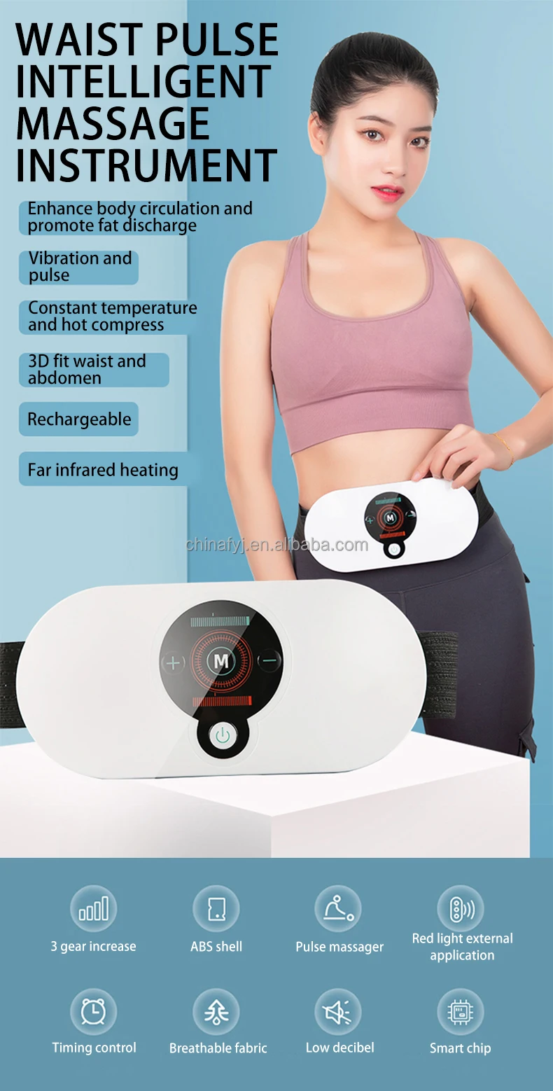Massage Belt Adjustable Vibration Massage Promote Digestion Male Weight Loss main image 1