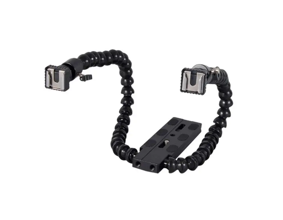 Wakects Braccio Flessibile A Collo Di Cigno Per Fotocamera Sportiva, Monopiede Con 12 Sezioni E Attacco A Vite 1/4, Supporto Universale Per Video In Action