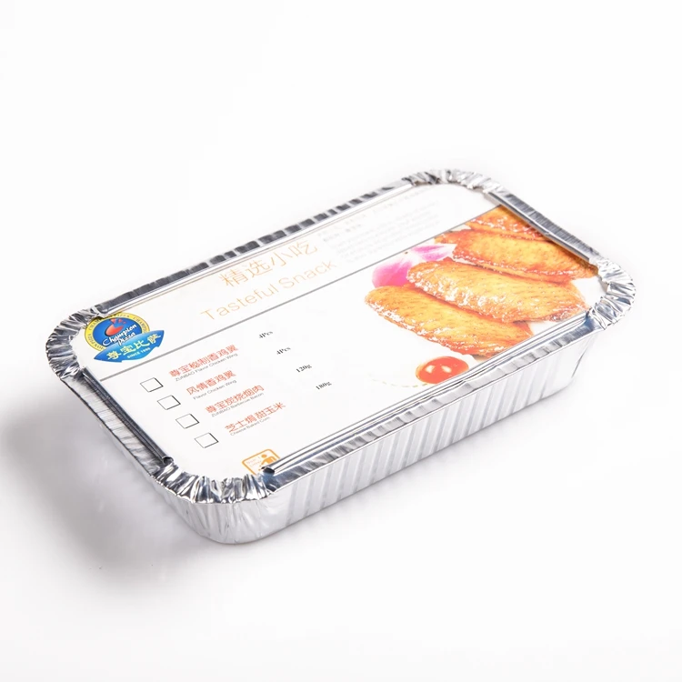 product tia ca50 factory direct sales food contact grade 7 inch square box storage food foil container-6