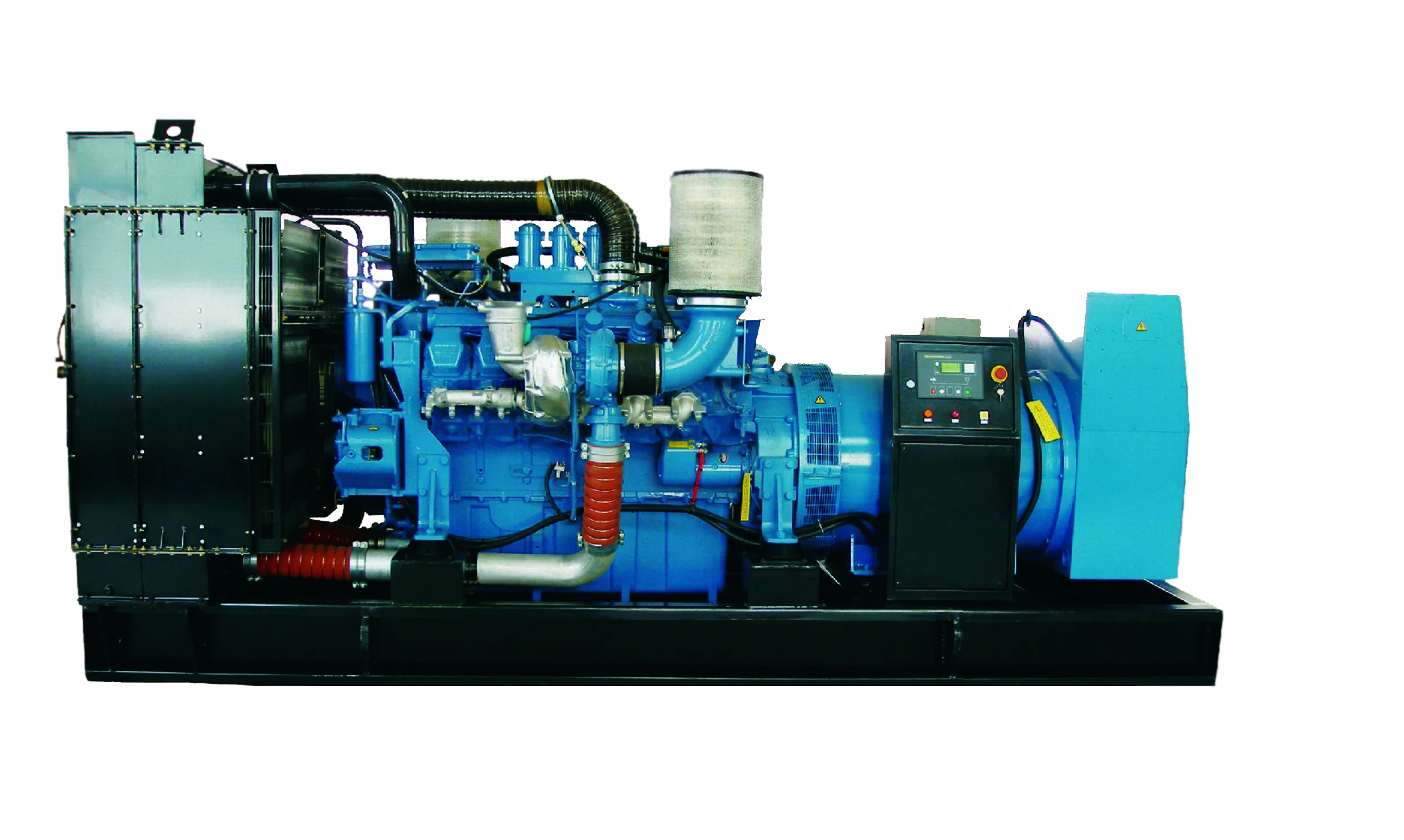 1mw 2mw Gas Turbine Generator Three Phase Open Type Natural Gas Generator