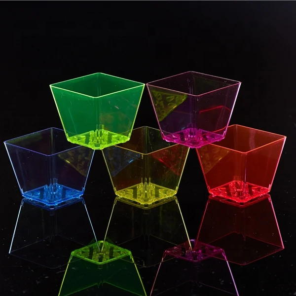 Многоразовые персонализированные оптом охлаждающие твердые цветные акриловые пластиковые чашки стаканы для питья