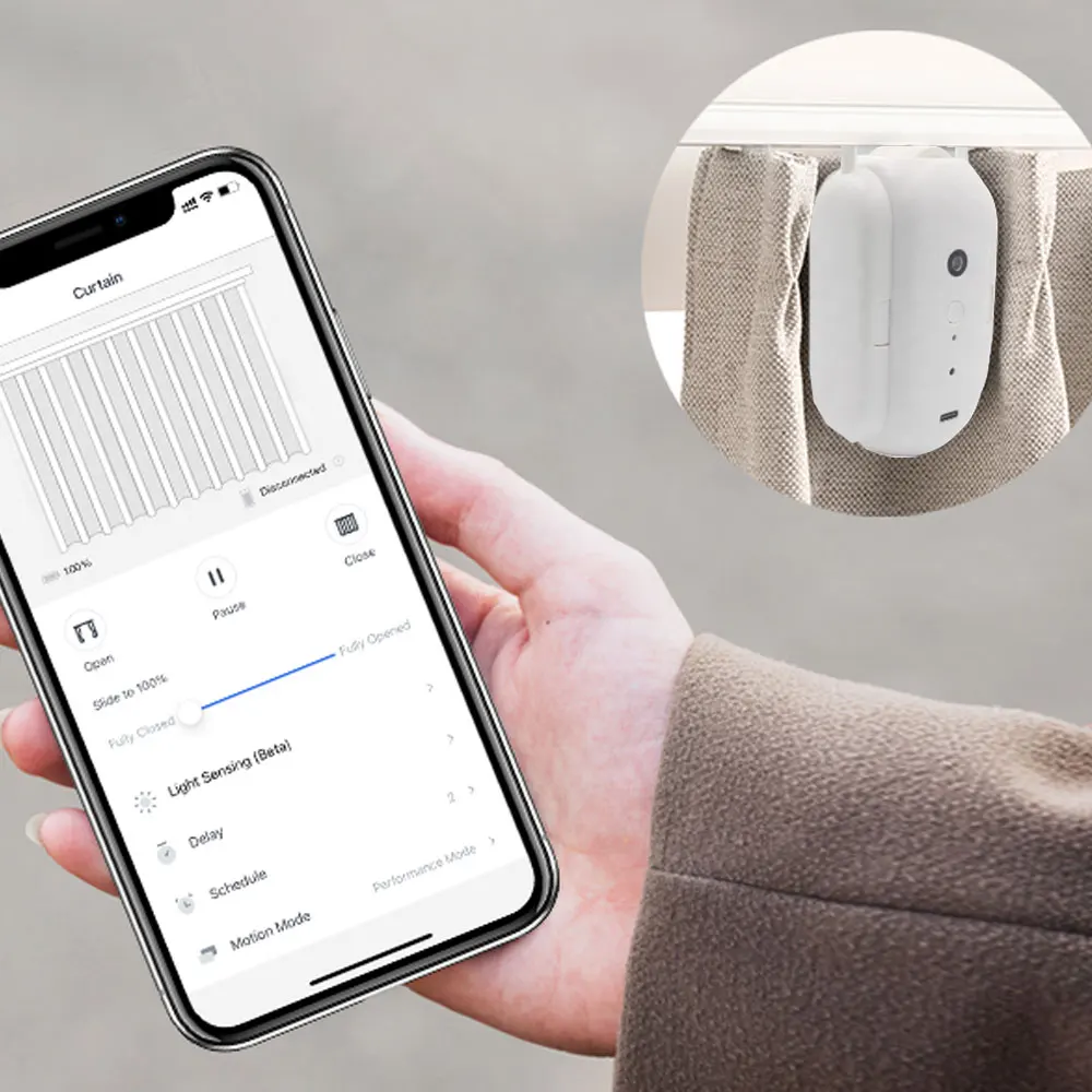 RSH-MC13 Tuya Smart Curtains bluetooth Wireless Automatic Curtain