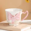 Coupe papillon rose clair-480ml