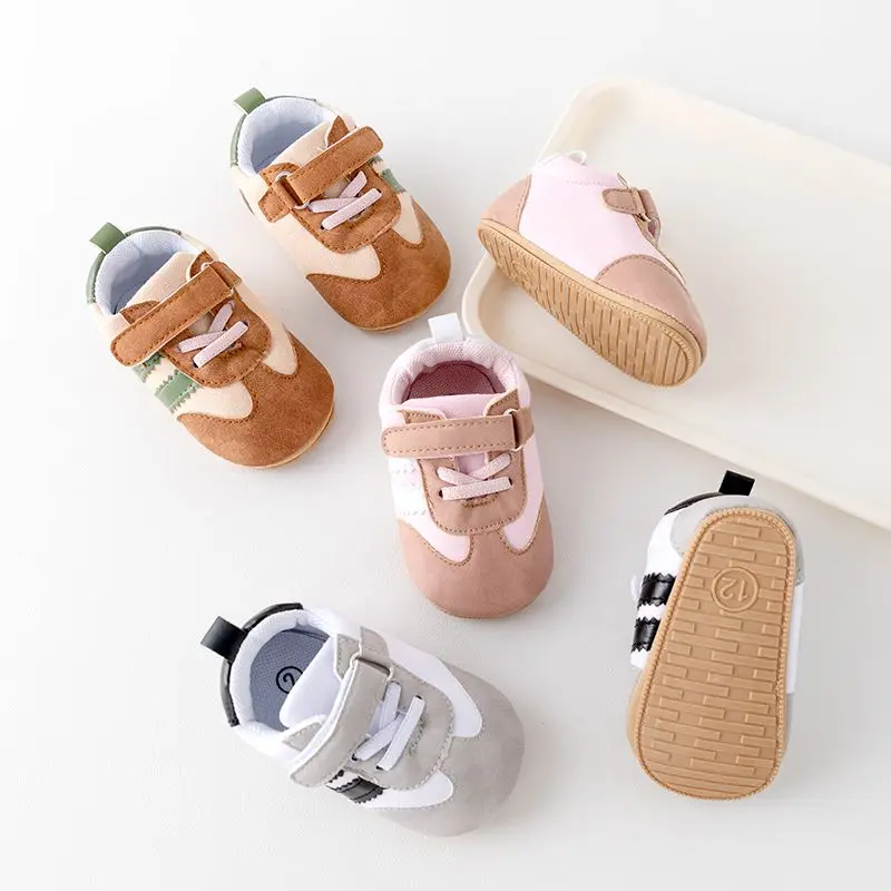 0-18 Months New Arrival High Quality Baby Toddler Sport Shoes Spring&autumn Hook&loop Casual Baby Shoes for Boys and Girls
