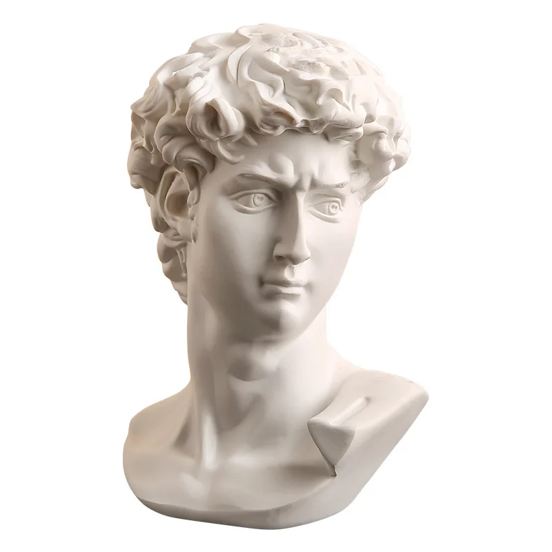 1PC Mini Figurine Celebrities Home Decor Drawing Practice Plaster Statue Famous Sculpture Gypsum Bust Portraits Greek Mythology