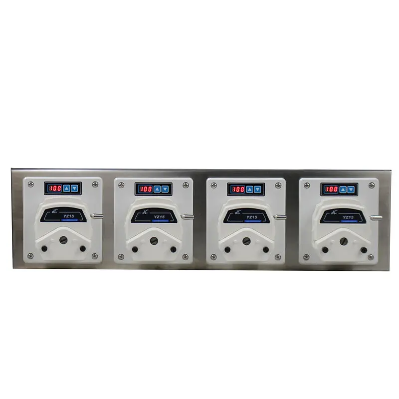 Ditrontech, заводская цена, оптовая продажа, 4 головки, машина для розлива жидкости, система перистальтического насоса