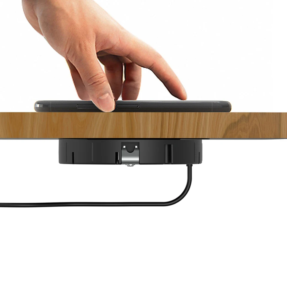 Invisible Phone Charger 10W Wireless Charging under Desk