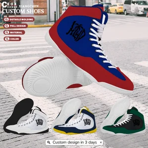 2026 Custom Designs Factory Powerful Fitness Bodybuilding Wrestling Shoes Customize Style Men Weightlifting Boxing Boots