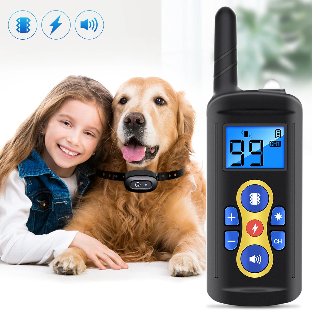 Collare Elettrico Per Addestramento Cani TIZE TZ-912 Ricaricabile E Impermeabile, Portata 600 Metri, Nuovo Arrivo, Telecomando In Plastica - Foto 9