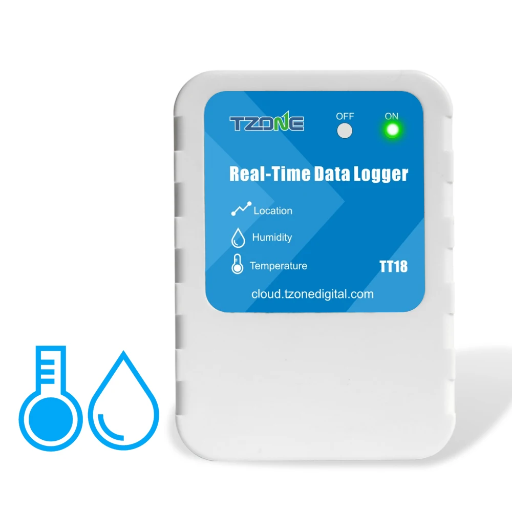 Tzone TT18 Single Use  Global Use GSM Temperature Data Logger for Cold Chain