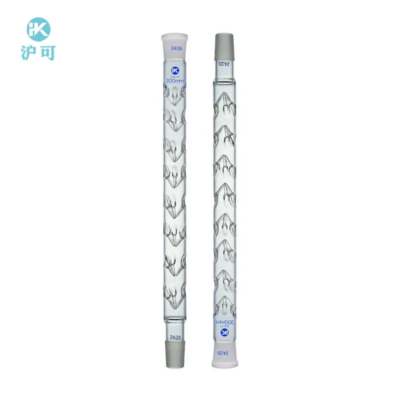Glass Vigreux Fractionating Column Distillation Column Condenser with ST Joint