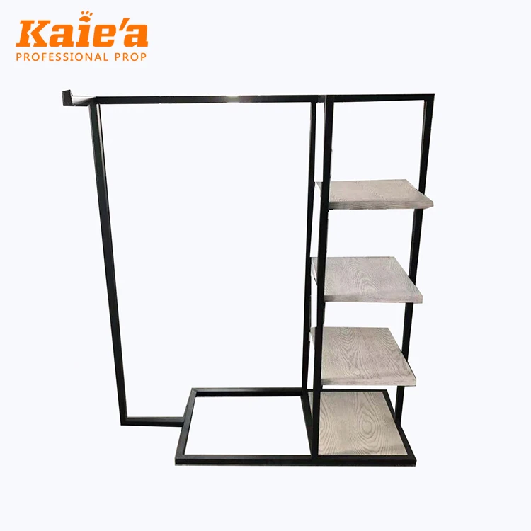 Customized Retail Rack Clothing Display Table Modern Shop Counter Design for Garment Store