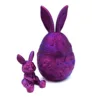 Oeuf de lapin tournesol 15,2 cm - Dégradé rouge et bleu
