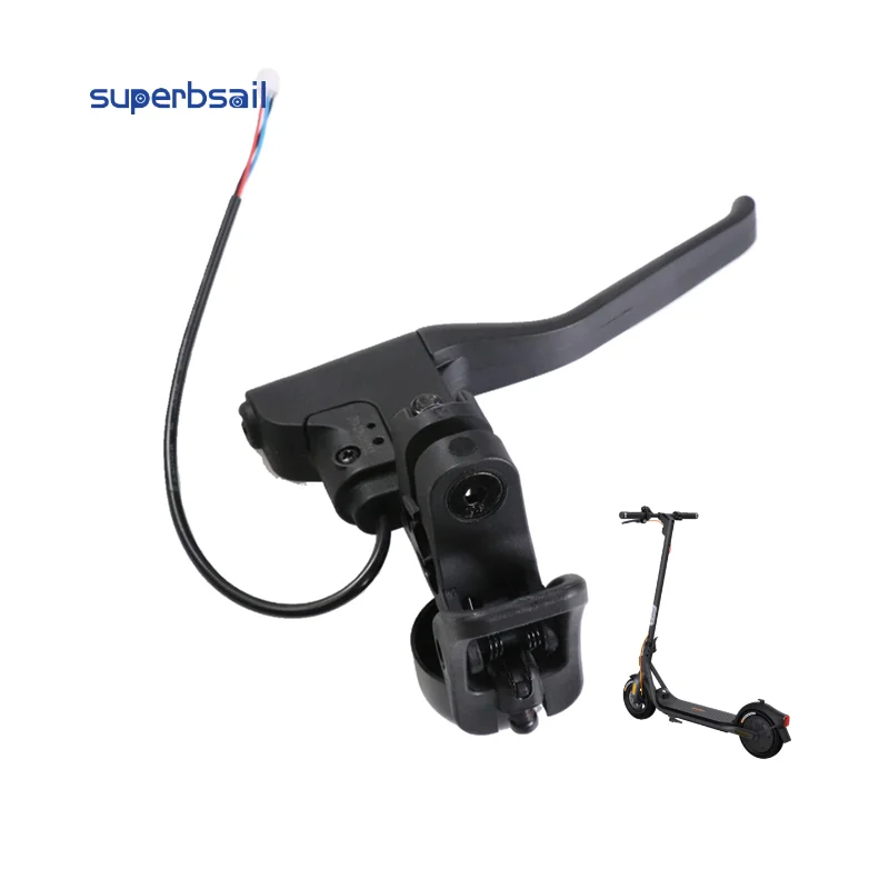 Superbsail  Electric Scooter Brake Lever Handle with Bell for Nine-bot F25 F30 F40 F Series Skateboard Brake Replacement Part