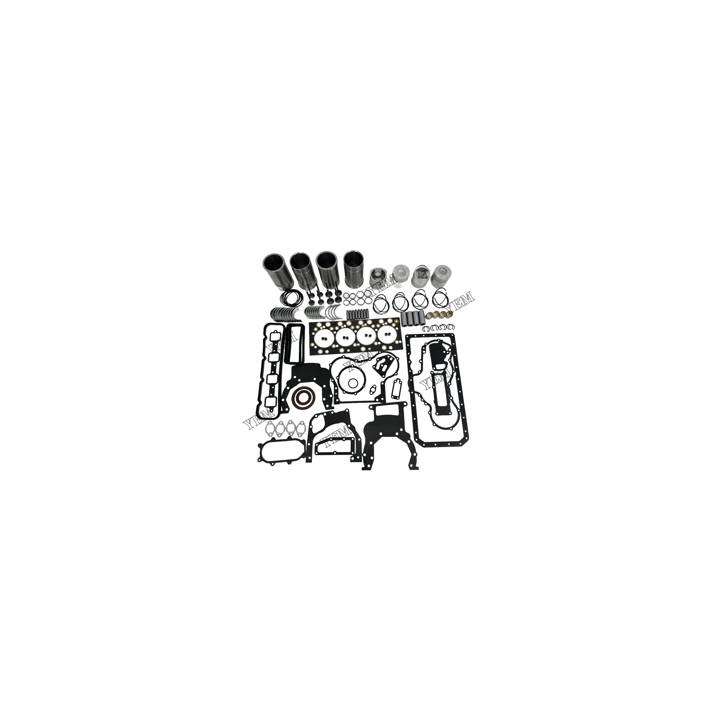 Machinery YN4100QB Overhaul Kit for Yunnei Heavy Equipment Engine Parts