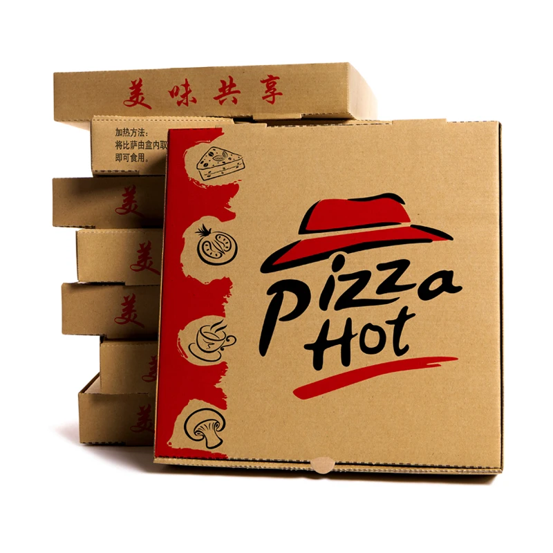  DHG PROFESSIONAL 50 Pack Pizza Box 4 Color Print Hot