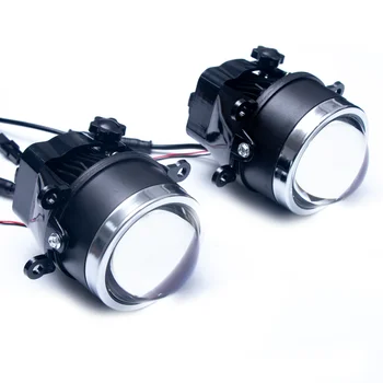 New 3 Inch Integrated Fog Lamp Lens 48W 5800K LED Car Fog Lights Projector Lens for Universal Cars