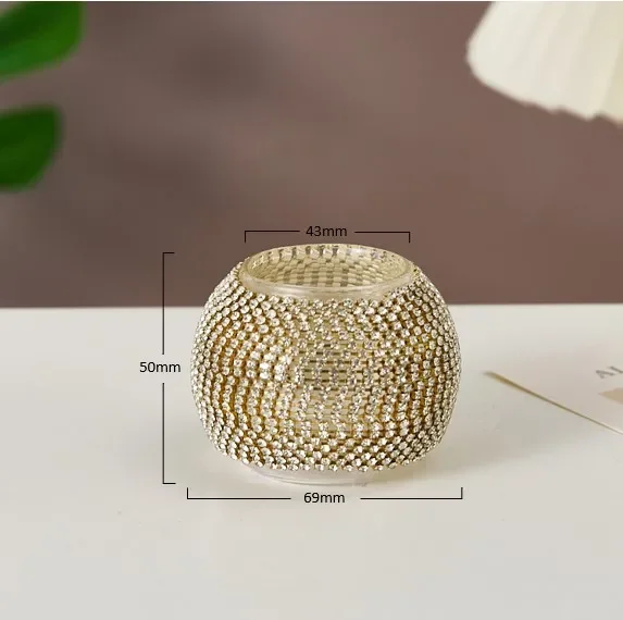 Wholesale Custom 10oz Hand Make Container Luxury Empty With Diamonds ...