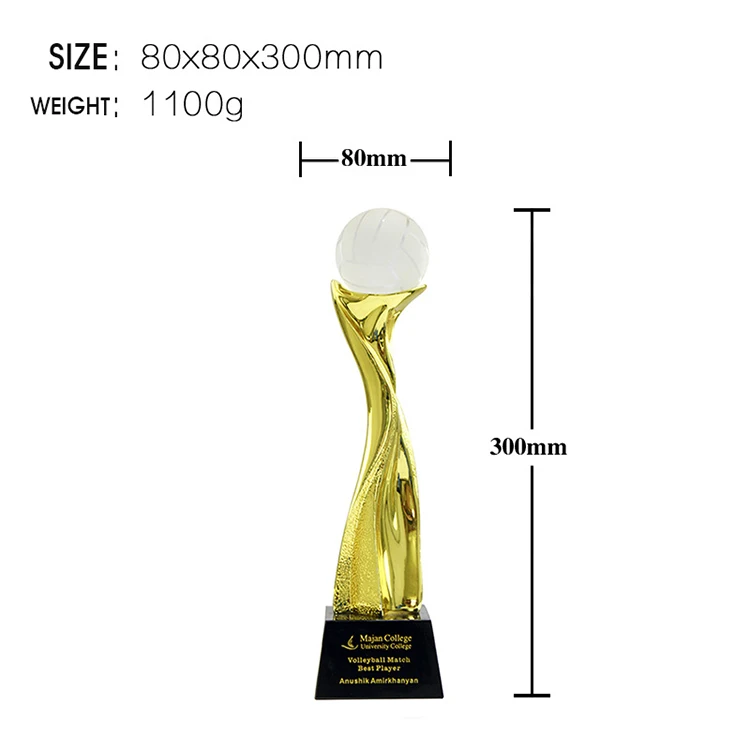 product factory wholesale custom league award crystal soccer sports resin award trophy-31