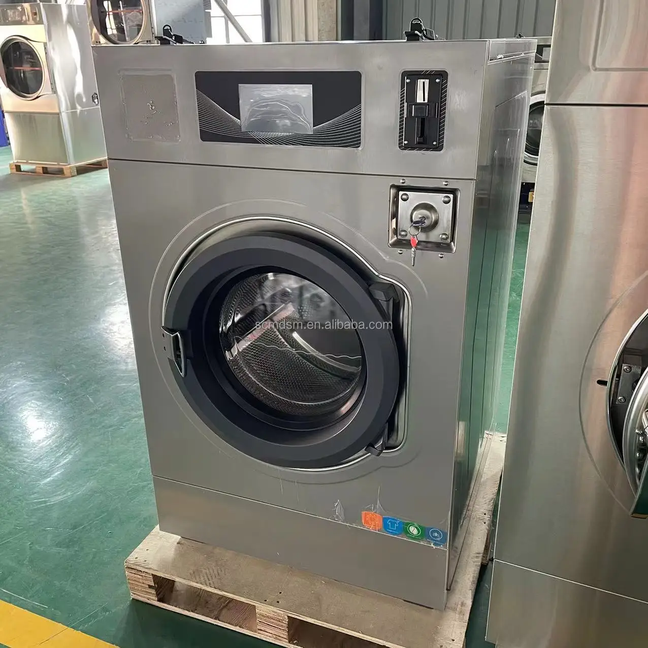 27kg Hotel Commercial Laundry Equipment Washing Machines Soft Mount ...