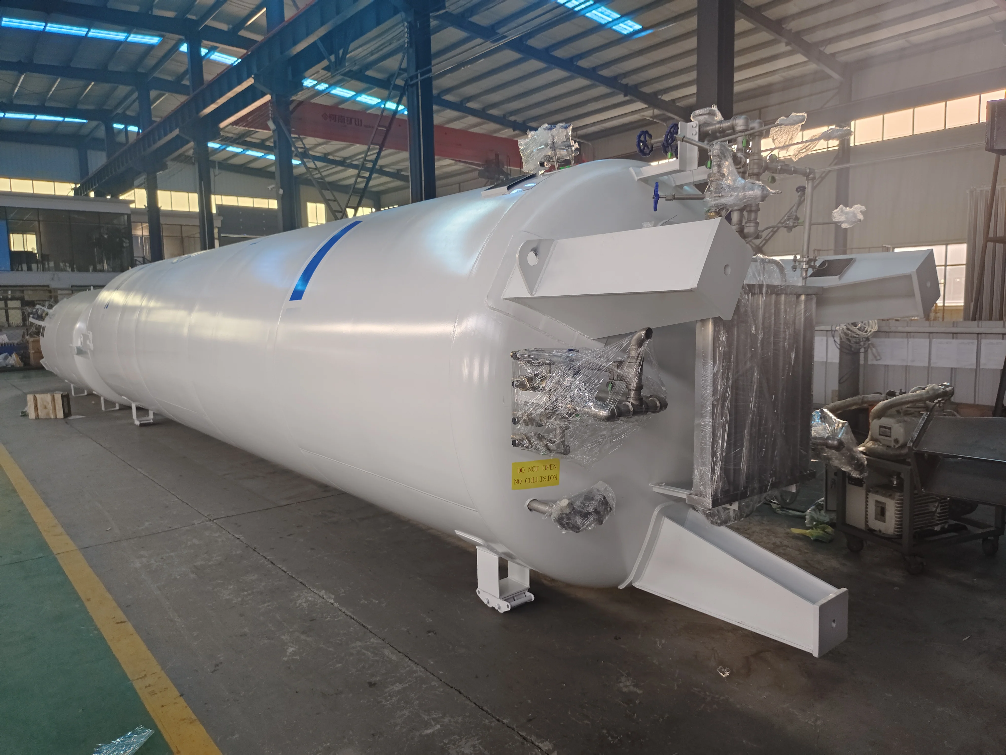 20 тонн резервуар для жидкого кислорода криогенный хранения газа в качестве источника системы озона