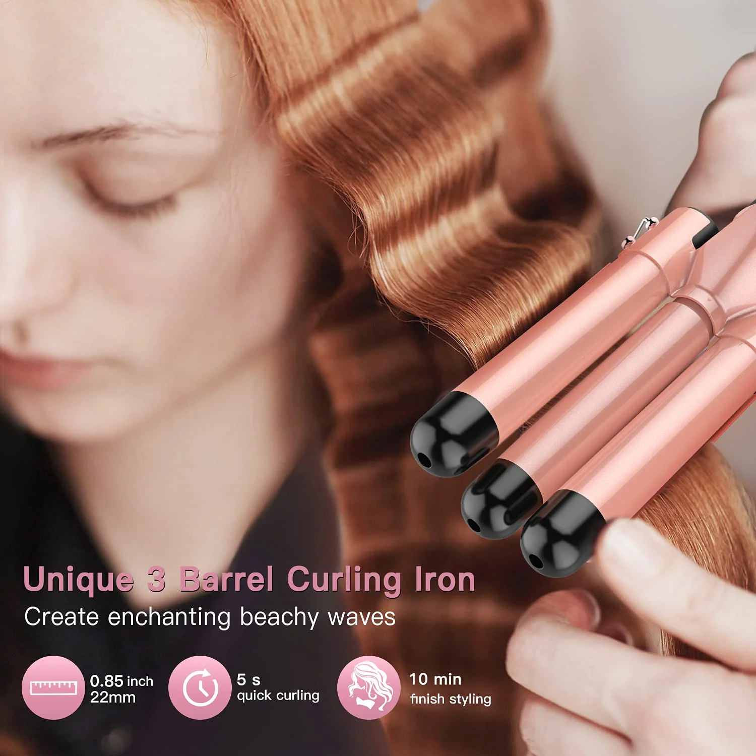 Fast Ptc Heating 5-in-1 Different Size Wave Hair Curler Magic Hair Curler  Rotating Curling Iron Hair Styling Tools - Buy Hair Waving Tools,Iron  Curling Hair Styling Tools,Different Size Wave Hair Curler Product