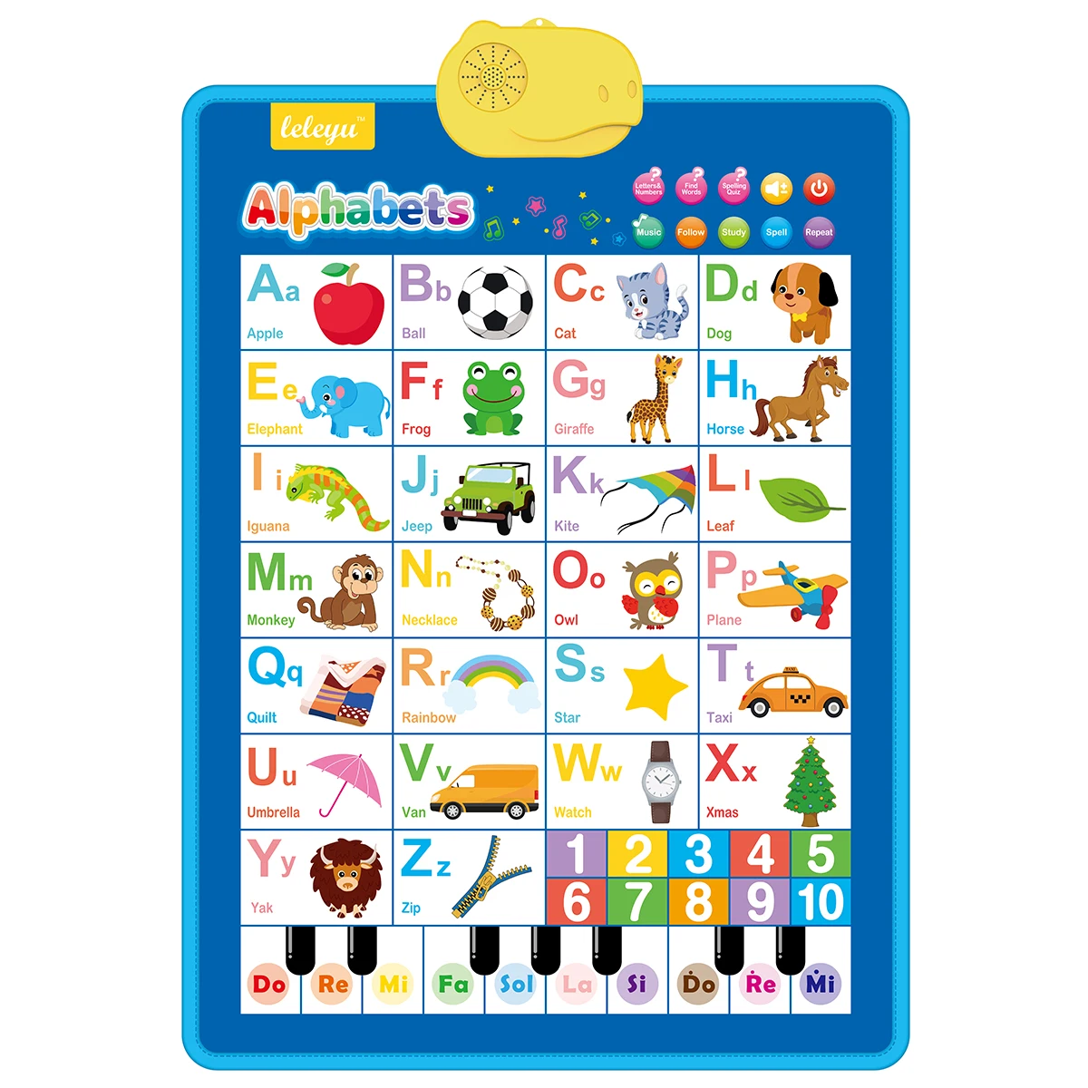 Multi-language Talking Poster Abc Alphabet Numbers Songs Kids ...