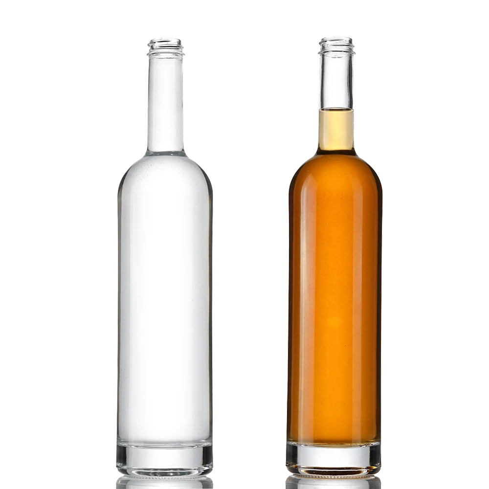 Bespoke Logo Package Decoration Alcohol Glass Bottles Vodka Spirit Wine