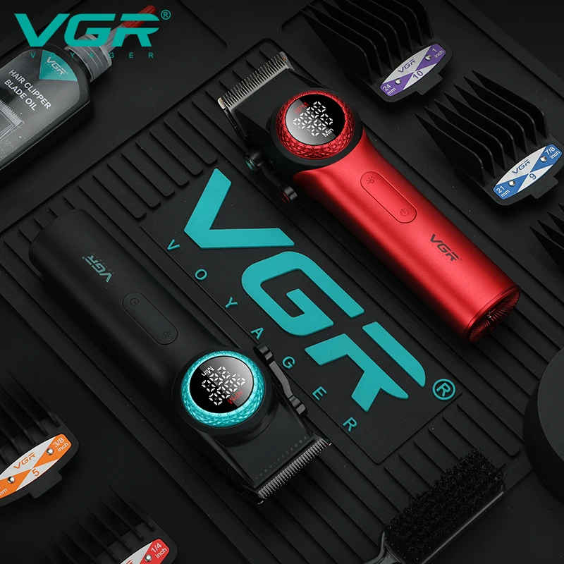 VGR V-001 Cordless Professional Hair Clipper for Men - Metal
