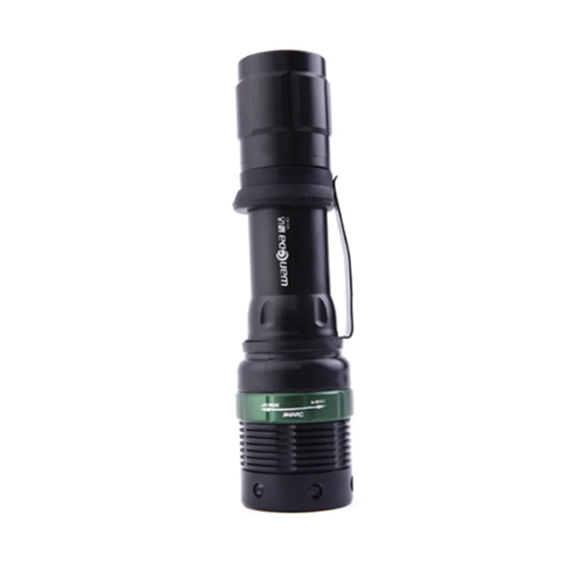 Aluminum alloy rotating focus with pen clink T6 Rechargeable strong Light Flashlight for camping