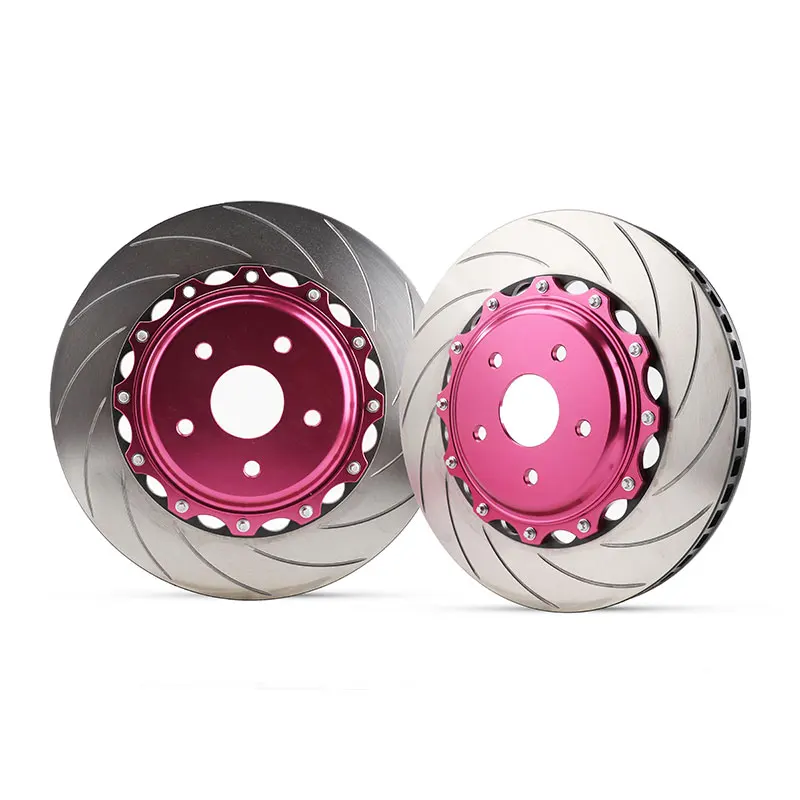 New Custom LOGO Car Brake Calipers 9040 6 Pot Big Caliper Rotor Kit for Honda Ciciv Accord Odyssey Ciimo Big Brake Kit