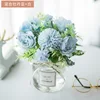 Peony Blue and White Bottle