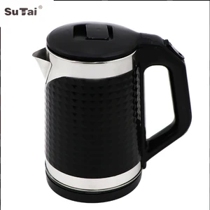 2L Capacity Household Appliance 1500W Stainless Steel Cordless Electric Kettle for Hot Water Double Wall With Electric Jug