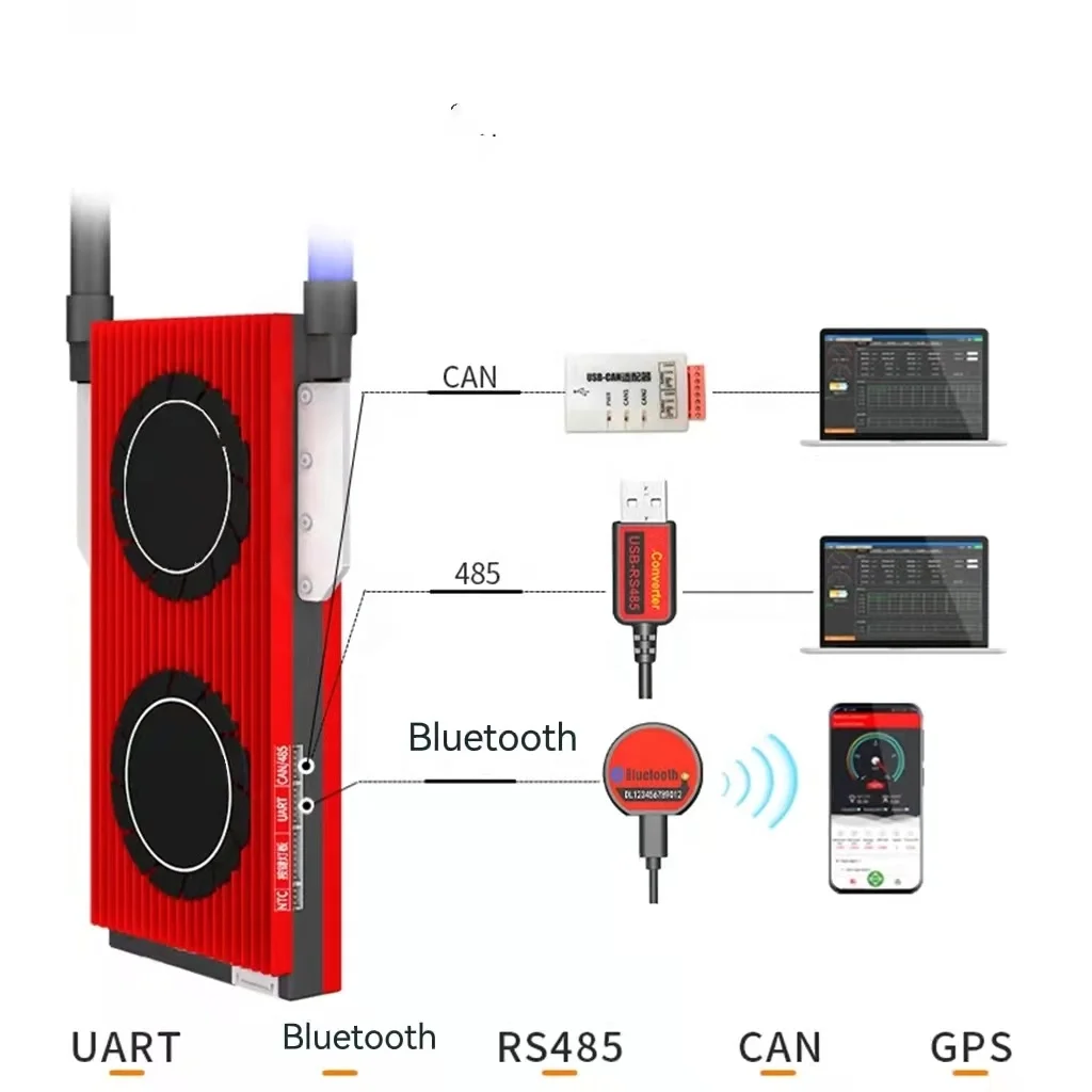DALY BMS 24V 8S 300A Équilibrage - Smart WiFi Bluetooth BMS
