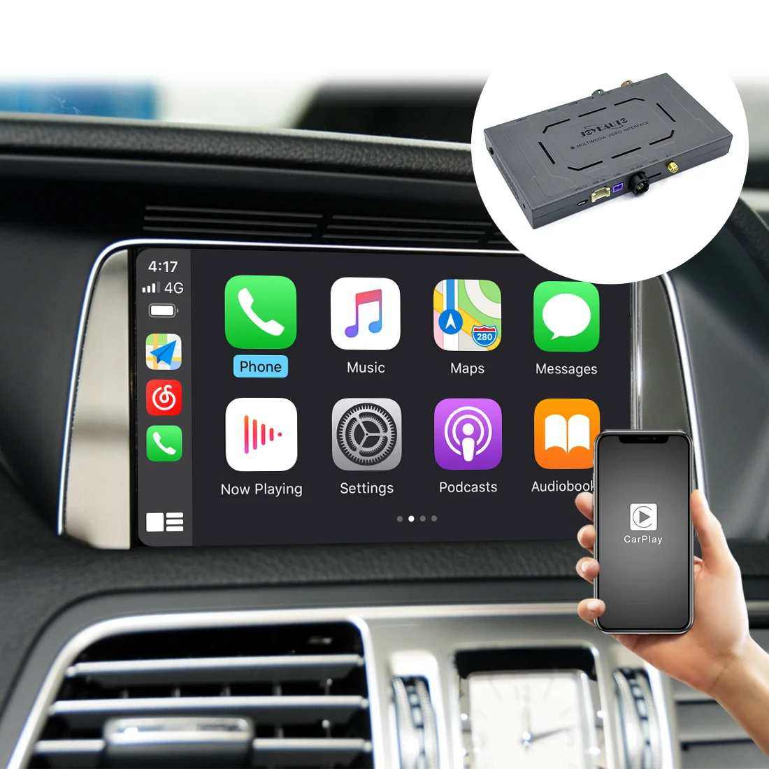 Wireless CarPlay and Android Auto Adapter for Mercedes-Benz with